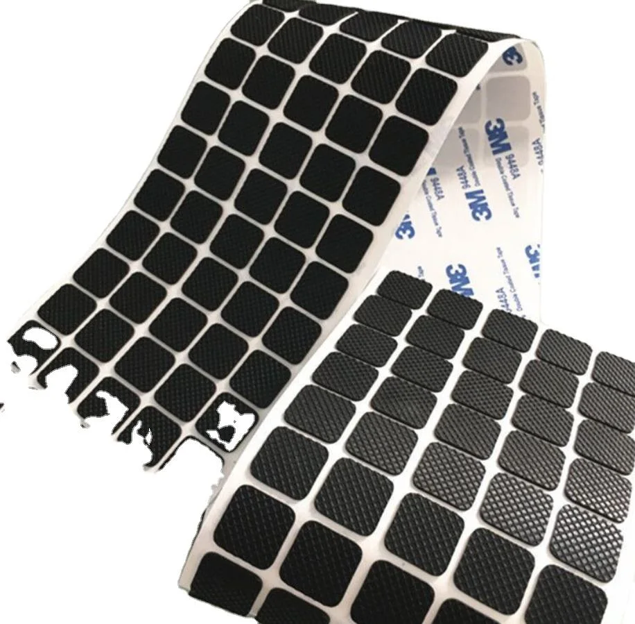 Pulom adhesivo absorbe el choque, antivibración EPDM NBR SBR Nr almohadilla de caucho de silicona 4