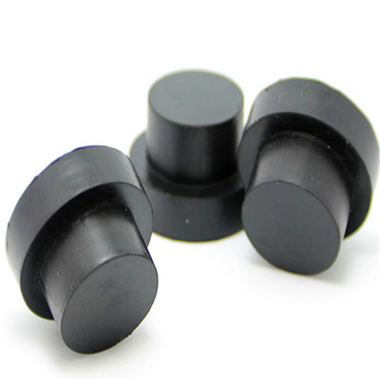 Enchufes de goma de silicona impermeables en forma de T redondos y cónicos de alta calidad 0