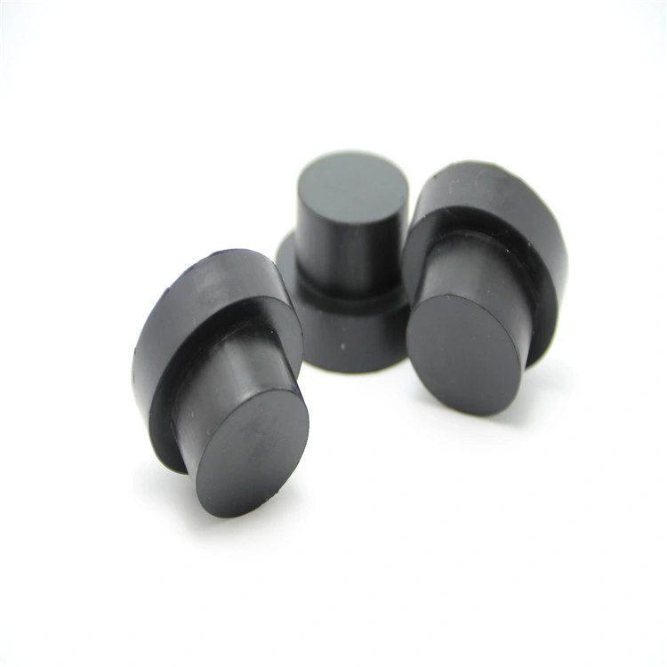 Enchufes de goma de silicona impermeables en forma de T redondos y cónicos de alta calidad 4