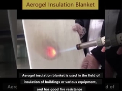 Manta de aislamiento del aerogel